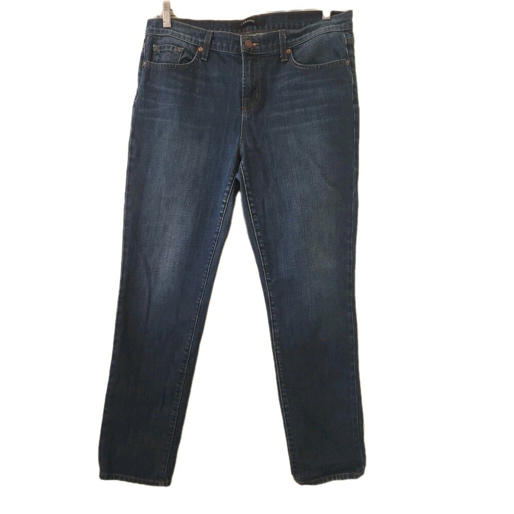 J BRAND Jeans Womens Size 30 Blue Indigo Aidan Ringer Wash Boyfriend